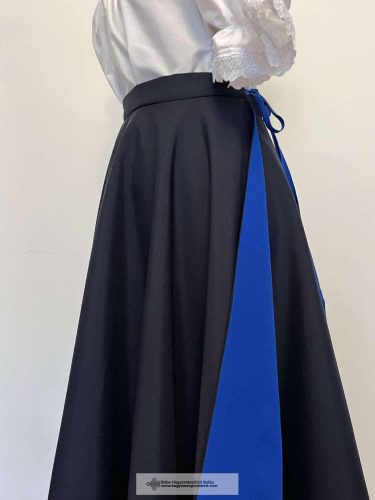 Kétoldalú lapszoknya-sötétkék