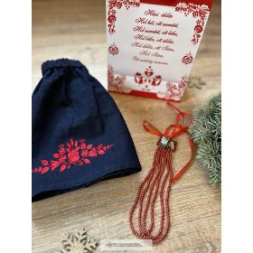 Gyerek ajándékcsomag - hímzett farmer szoknyával