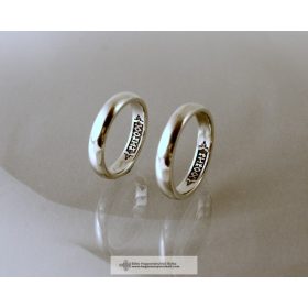 KESKENY DOMBORÚ ÖRÖKKÉ KARIKAGYŰRŰ-magyar ékszer