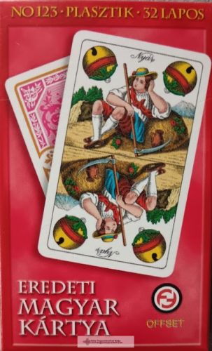 Kártya: Magyar kártya piros dobozban