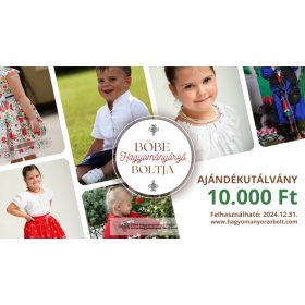   Virtuális ajándékutalvány gyerekeknek választható értékben