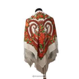 Néptáncos kendő, rózsás kendő