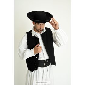 Paraszt viselet három részes - mandzsettás ujjú inggel