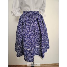 Néptáncos próbaszoknya, tulipános