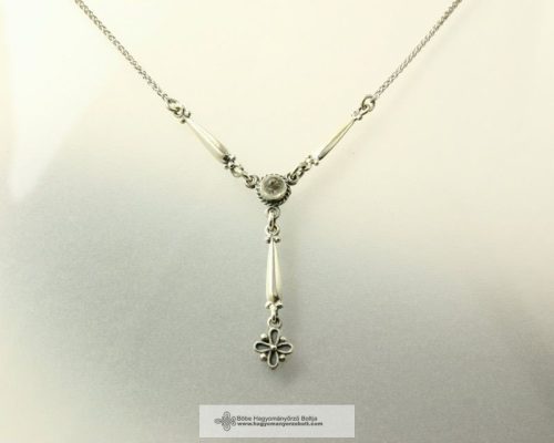 Hungarian jewelry-"wheat seed silver chain"