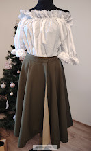 Kétoldalú lapszoknya-zöld