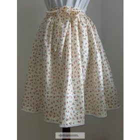 Néptáncos próbaszoknya, virágos