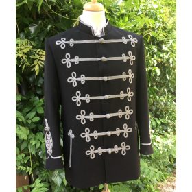 Bocskai öltöny-szürke díszítéssel