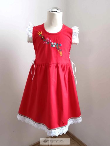 Girl dress, red