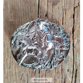 Övcsat szarvasos, ezüst