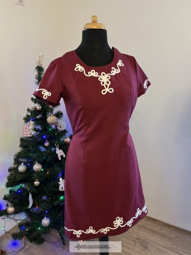 Emőke ruha-bordó