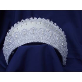 Menyasszonyi párta csipkés