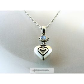 KÖVES FEHÉRVÁRI SZÍV MEDÁL-MAGYAR ÉKSZER