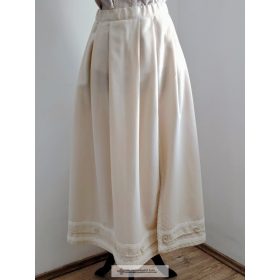 Len szoknya-csipkés