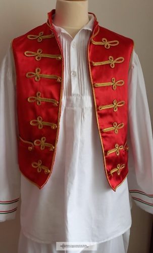Hungarian men's vest-csősz vest