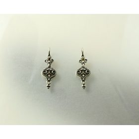 KERESZTES SZÍVLEVÉL FÜGGŐ-magyar ékszer