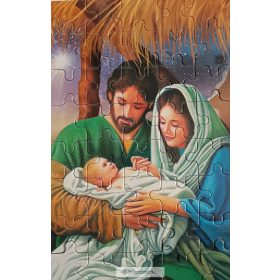 Karácsonyi kirakó: Megszületett Jézus