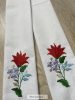 Hímzett vőfélyszalag- virágos 4