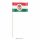 Magyar zászló, címerrel – hurkapálcán