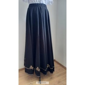 Lovagló szoknyka-fekete-Rozália