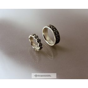 DOMBORÚ ISTENFALEVELES KARIKAGYŰRŰ-magyar ékszer