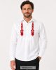 Embroidered shirt-red 