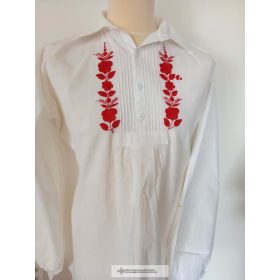 Hímzett ing, piros hímzéssel
