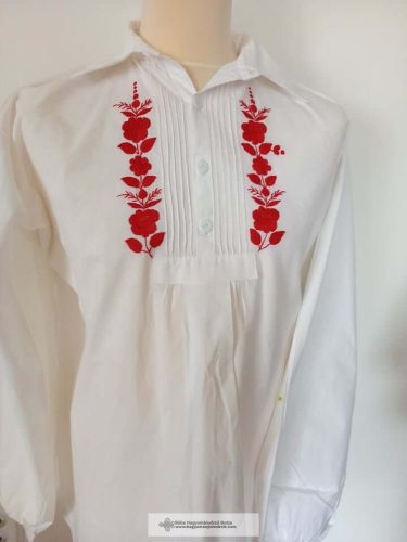 Embroidered shirt-red 