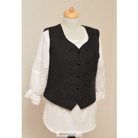 Schwarze bocskai Weste