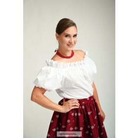 Fehér csipkés blúz