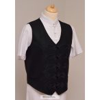 Hungarian men's vest, black
