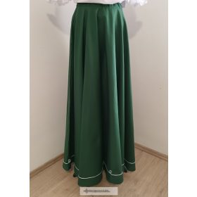 Lovagló szoknya- fenyő zöld