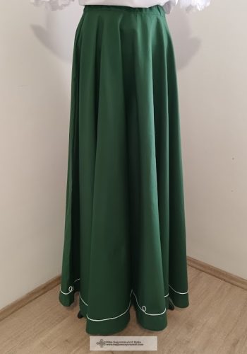 Lovagló szoknya- fenyő zöld