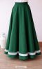 Lovagló szoknya- fenyő zöld