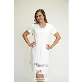 Csipkés nyári ruha fehér