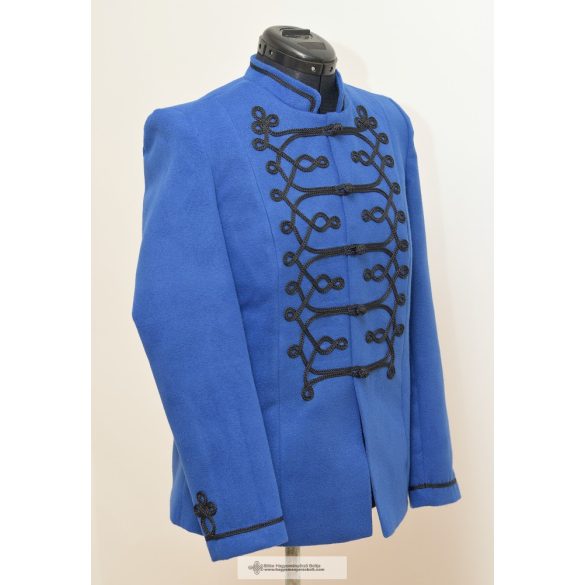 Bocskai, rövid női kabát- kék
