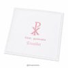 Keresztelő kendő Krisztus-monogrammal-kislányoknak