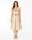 Tündérkert Embroidered Dress – Natural Occasion Dress with Colorful Kalocsa-Style Embroidery