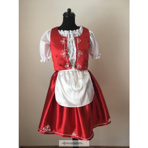 Magyar ruha, piros