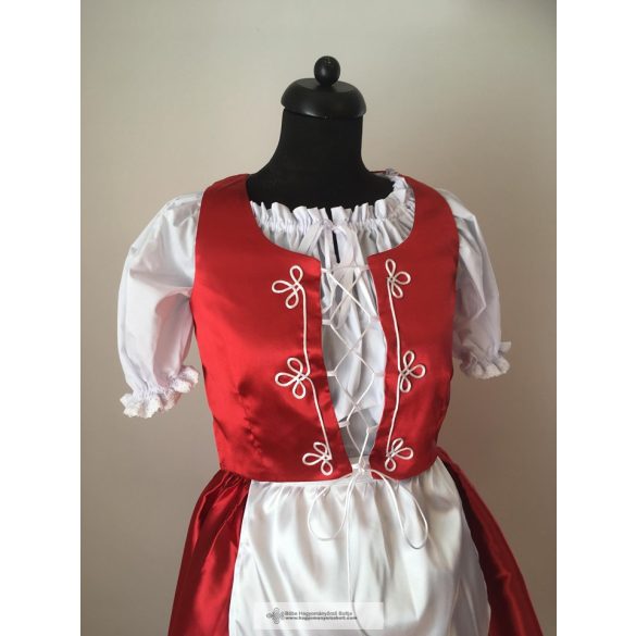 Hungarian dress in red