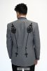 Bocskai gray suit-with black cord