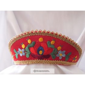 Kislány párta-hímzett párta