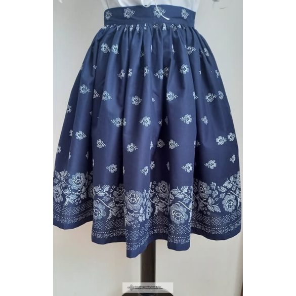 Hungarian folk dancer skirt blue