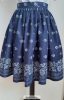 Hungarian folk dancer skirt blue