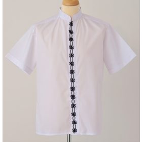 Zsinóros díszítésű férfi ing-fekete