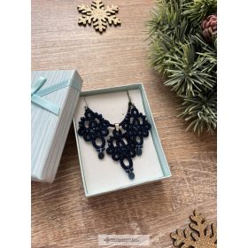 Hajócsipke ékszerszett-kék