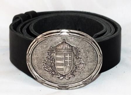 Leather belt-Hungarian coat-of-arms