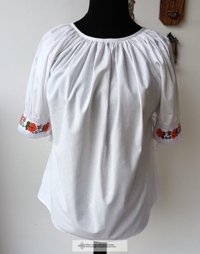 Hungarian women's embroidered blouse- Marcsi