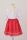 Little girl skirt-red