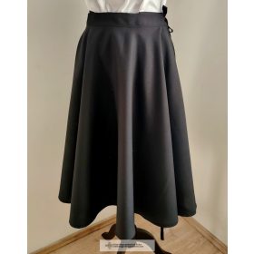 Körloknis lapszoknya- fekete